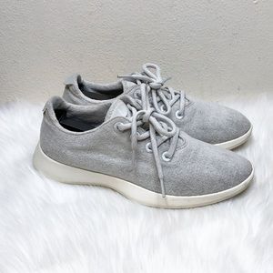 AllBird Gray The Wool Runners Sneaker Mens size 8